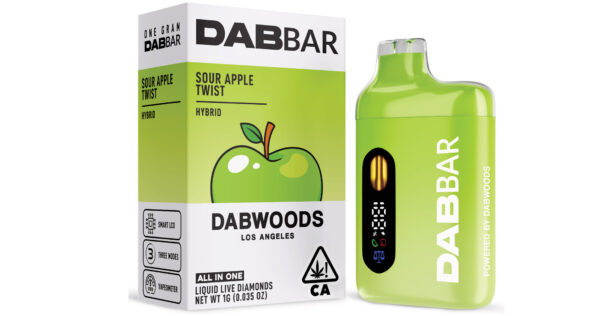 Buy Dabwoods Sour Apple Twist 1G